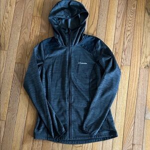 Columbia Women's Hooded Full-Zip Jacket - Dark Heather Gray